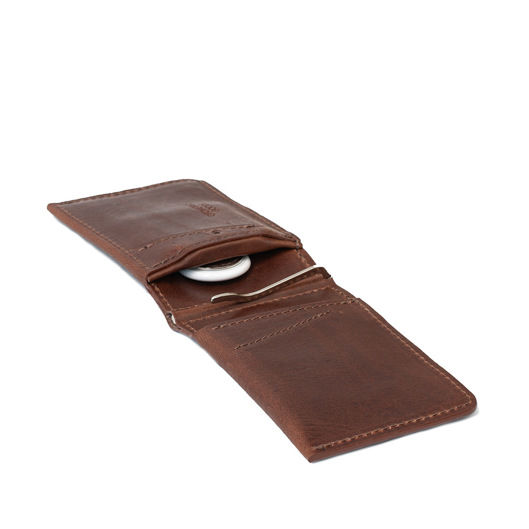 Leather Money Clip 2.0 for AirTag | RFID Blocking (OUTLET)