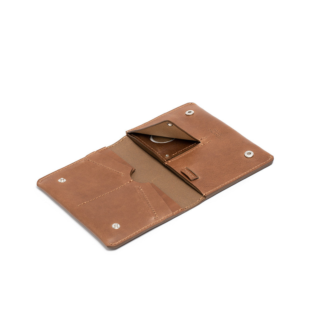 Leather Travel Wallet for AirTag