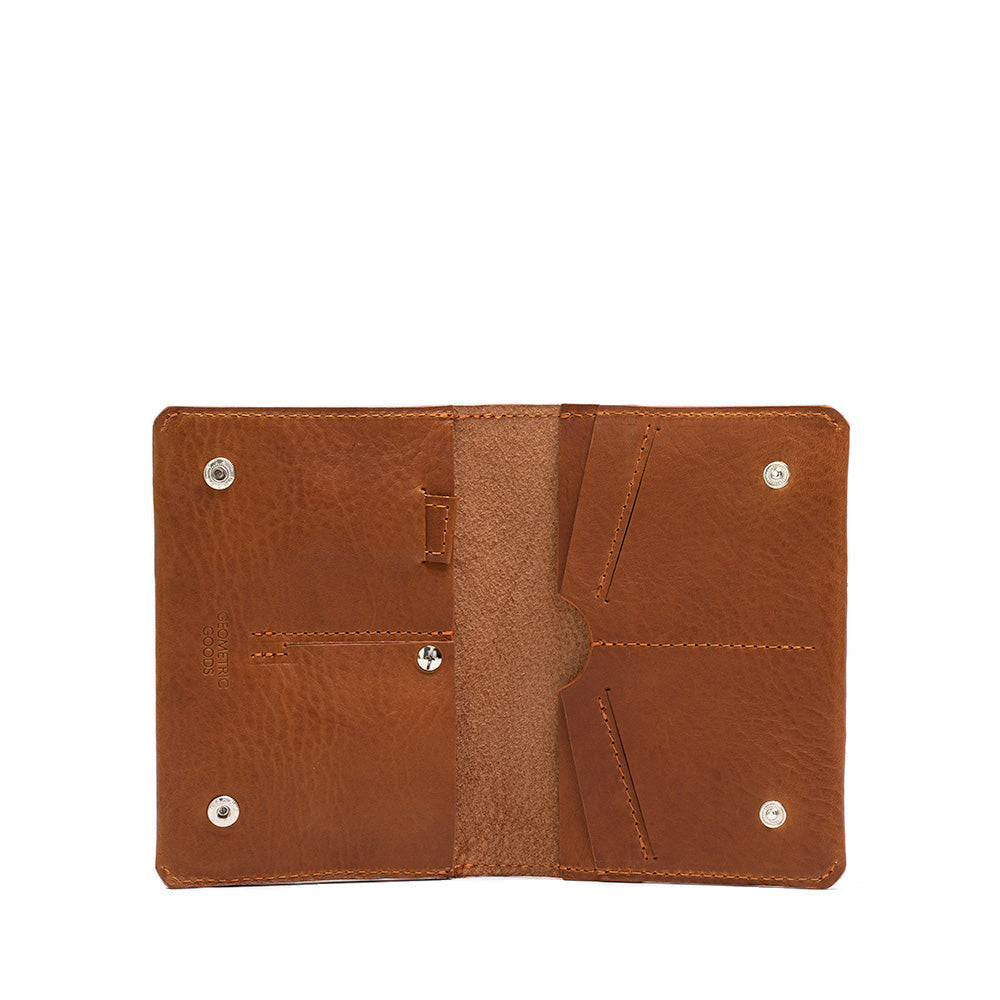 Leather Travel Wallet for AirTag